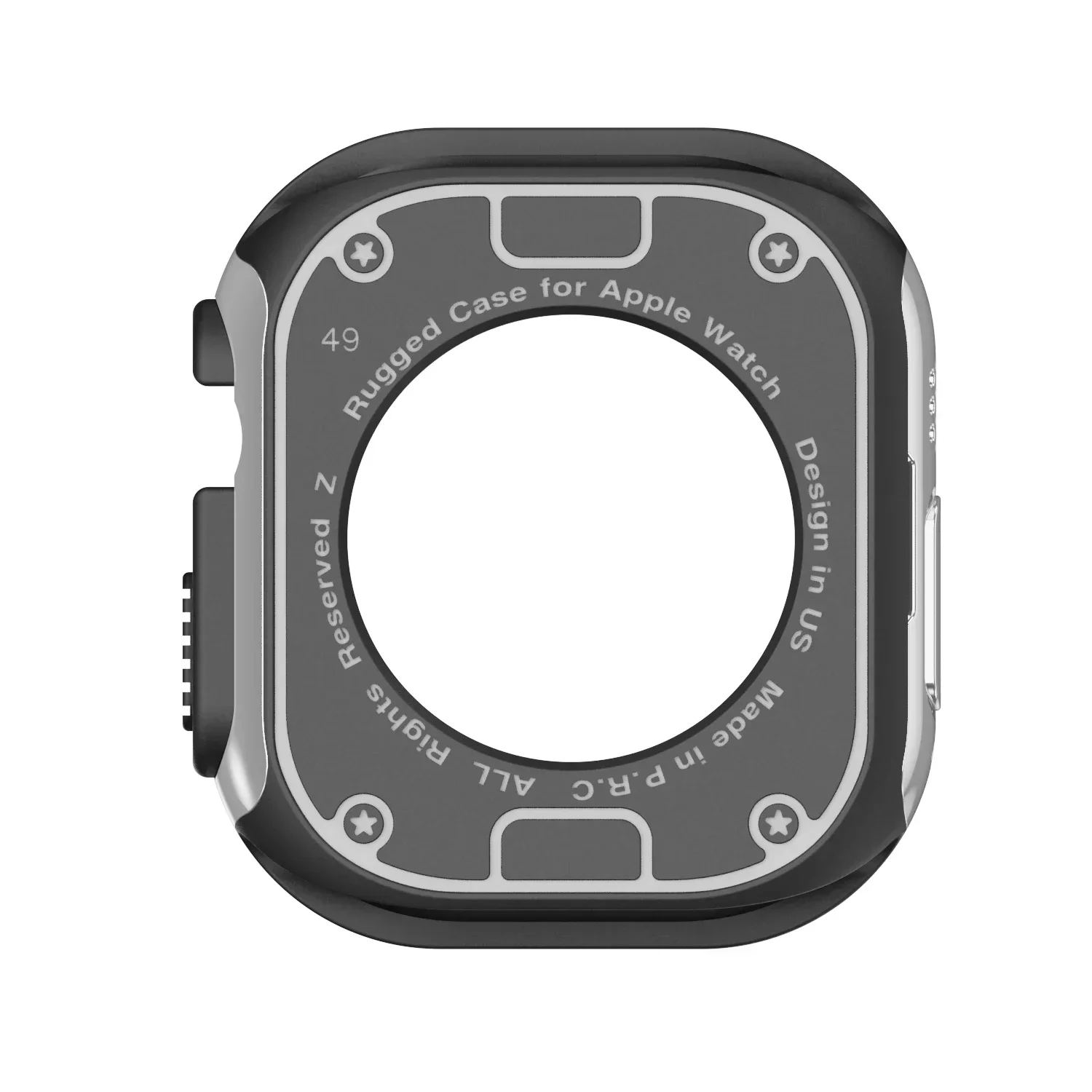 Premium Dual-Layer 2-in-1 Protective Apple Watch Case and Bumper Cover