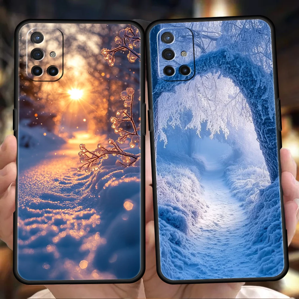 Winter Light Snow Landscape Phone Case Cover