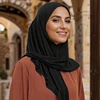 Fashion Solid Modal Jersey Hijab Instant Hijab Scarf For Muslim Woman Hijab Ladies Casual Wraps Islamic Headband Turban 68*68cm 1