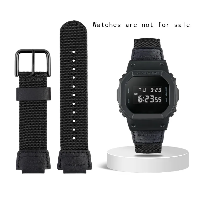 Enhanced Canvas Nylon Watch Strap – Durable & Versatile Design for a Bold Look, Available in 16mm & 18mm Widths