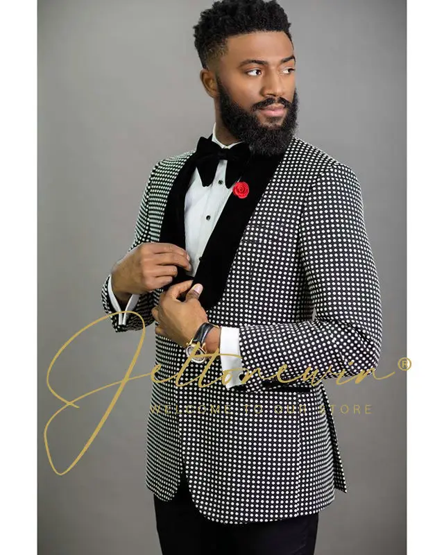 

Men's Blazer Slim Suit Jacket Fashion Men's Trend and Business Gentleman Suit Coat Wedding Suits For Men Single Breasted Blazer
