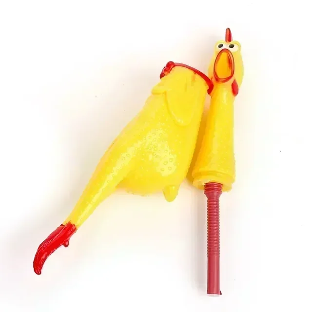 Durable Squeaking Chicken Dog Toy 6