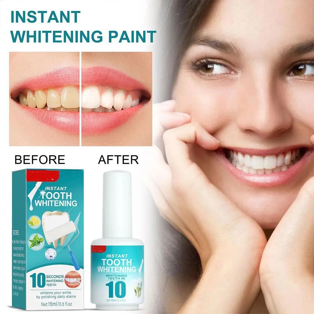 Tooth Stain Removal Tooth Paint teeth whitening gel Instant Whitening Tooths Whitener For Sensitive Teeth Whitening Gel Professional Bleaching 15ml