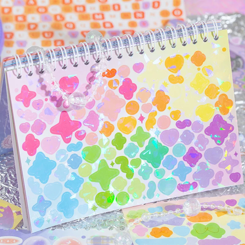 

1SETS/LOT Butterfly dance series markers photo album decoration art paper sticker