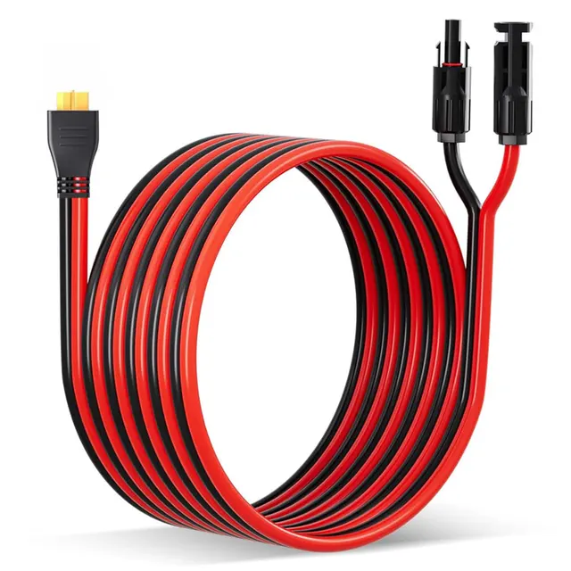 Cordon de chargement de connecteur de panneau solaire XT60 vers 6m/3m/1.5m pour ALLPOWERS R600 Ecoflow River Delta Anker SOLIX, etc. Générateurs solaires. 1