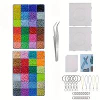 48 Colors 5mm /2.6mm Set Iron Melting Beads Pixel Art Puzzle for Kids Hama Beads Diy 3D Puzzles Handmade Gift Fuse Beads Toy 1
