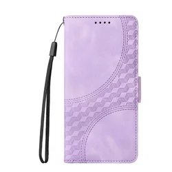 Premium Wallet Flip Case - Magnetic Leather Protective Phone Cover for OPPO A60 5G (Lavender)