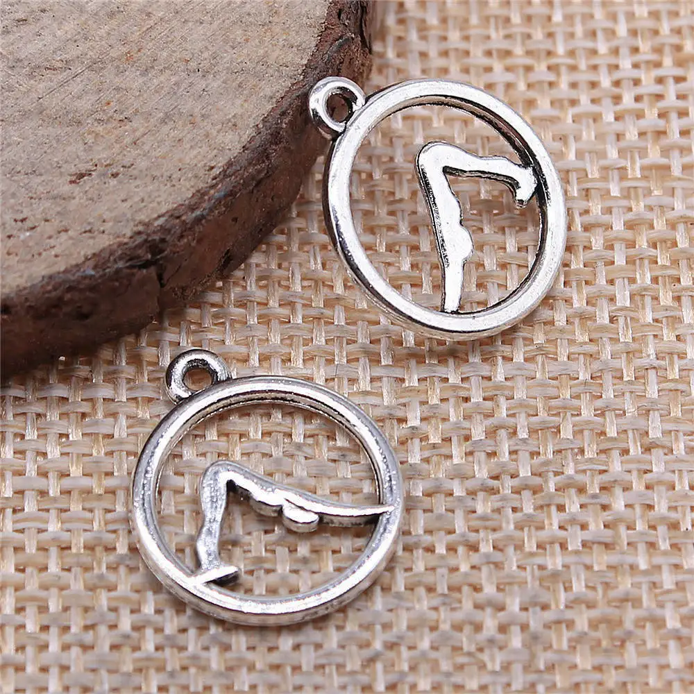 

Men Accessories Yoga Charms Accessories For Jewelry 19x16mm 10pcs