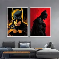 بوستر جداري لشخصية باتمان بتصميم كرتوني | Cartoon Batman Art Print Poster Wall Decor