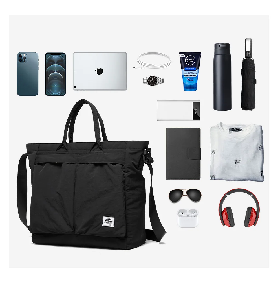MATE ELAN Hochwertige große Herrenhandtasche 17,3 Zoll Laptop Aktentasche Große Kapazität Reise Umhängetasche Business Messenger Bags – Detail 8