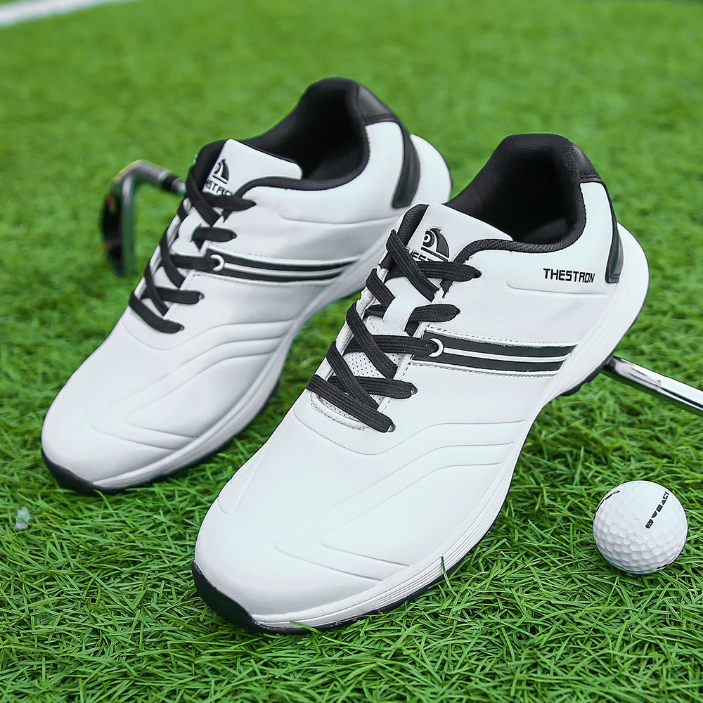 Waterproof Men Golf Shoes Professional Lightweight Golfer Footwear