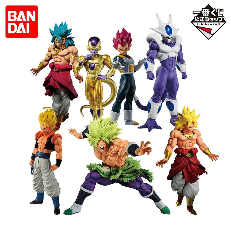 Bandai Original Ichiban Kuji Dragon Ball Z Broli Gogeta Cooler Frieza Anime Figure Model Toy Collection Regalo Di Compleanno Di Natale