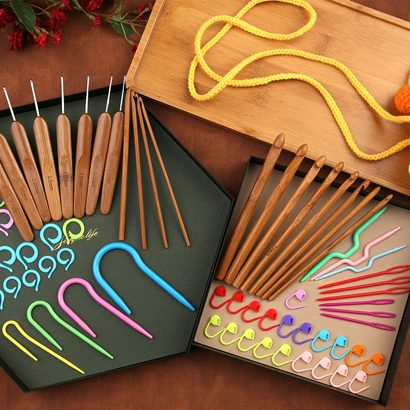 Crochet Hooks Kit Knitting Needles Set DIY Craft Tools