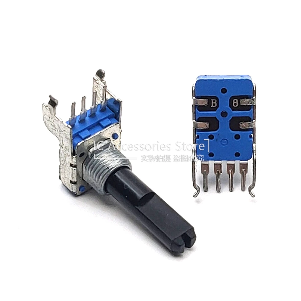 

3PCS RK12 Type Single Potentiometer 4 Pin With Midpoint B5K Power Amplifier Mixer Gain Volume Potentiometer Shaft Length 25MM