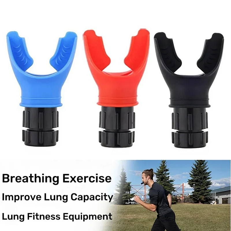 Colorful Outdoor Expiratory Exercise Tool Breathing Trainer Lung Respirator Fitness Equipment Respiratory Silicon Training Tool
