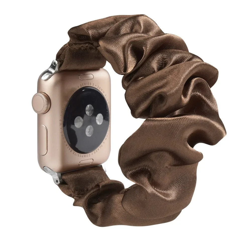 Enhanced Product Title: Stylish Adjustable Elastic Scrunchie Watch Band Strap