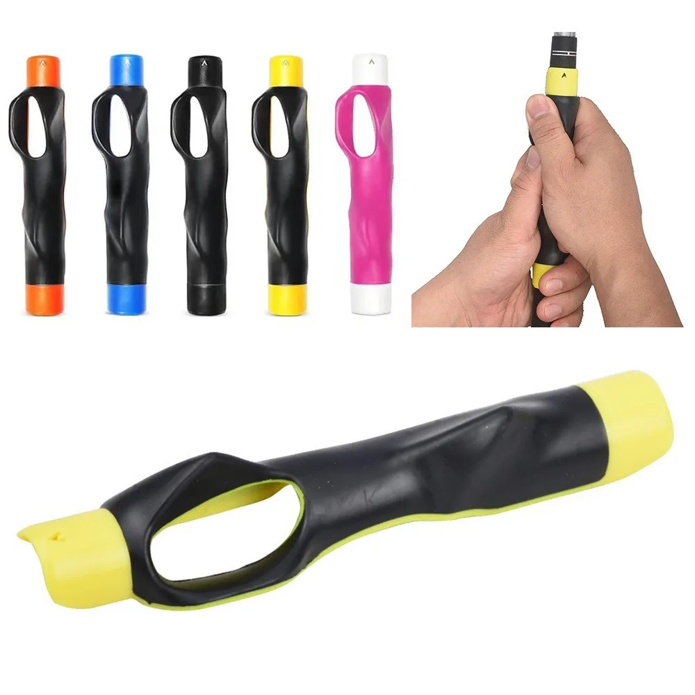 Plastic Golf Grip Training Aid Beginner Right Hand Golf Grip Corrector Posture Correction Gesture Swing Golf Club Handle Outdoor