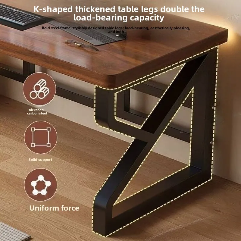 الثقيلة 30 مللي متر سميكة خشب متين مكتب الكمبيوتر...