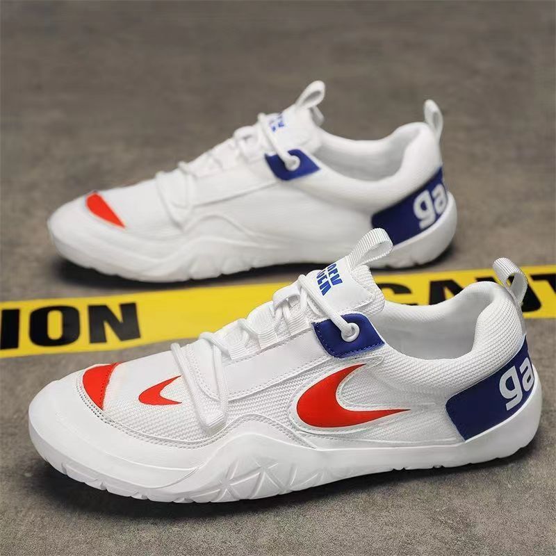 2025 Men's New Summer Mesh Casual Sports Shoes Running Soft-soled Youth Forrest Gump White Shoes