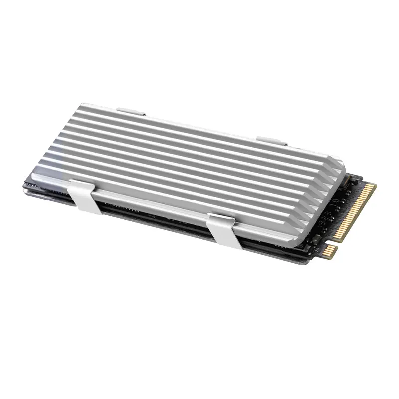 FinalCool M2SR01 M.2 SSD NVMe 방열판 방열판 M2 2280 SSD 하드 디스크 데스크탑 PC 용 알루미늄 방열판 냉각 패드