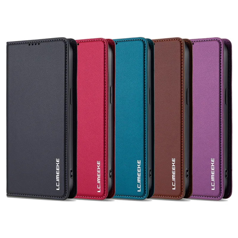 Premium Flip Magnetic Leather Phone Case – Elegant Protection for Samsung Galaxy Devices