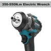 550N.m Cordless Brushless Electric Impact Wrench 1/2 Inch Rechargeable Wrench Protable Home Power Tools Fit Makita 18V Battery 3