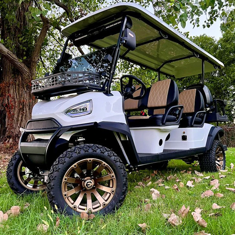Usa Street Legal Batteria Al Litio A 4 Posti Carrello Da Golf Sedile Pieghevole Carrelli Da Golf Kart Elettrici Pannelli Solari Carrello Da Golf Alime