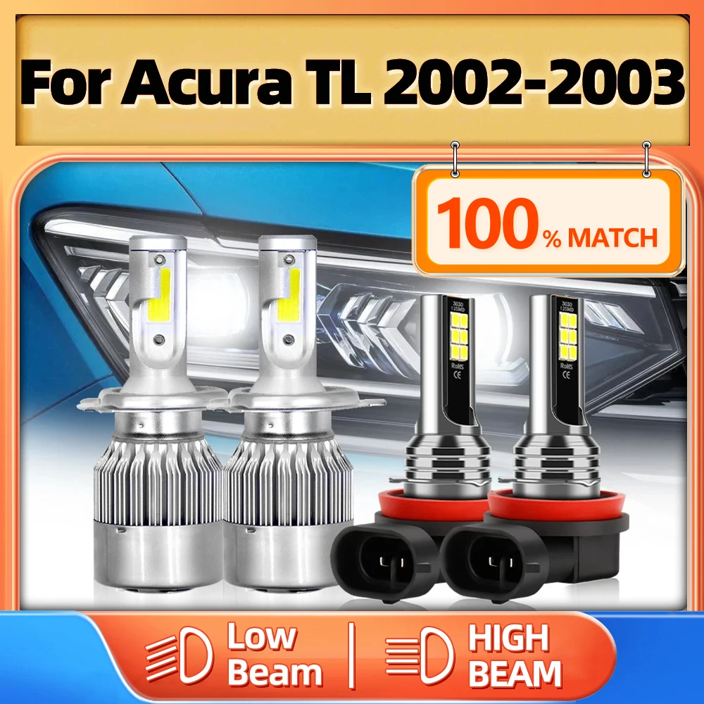 

LED Car Headlight Bulb HB3 9005 Canbus Auto Light 240W 40000LM Turbo Fog Lamps 12V 6000K Cold White For Acura TL 2002 2003