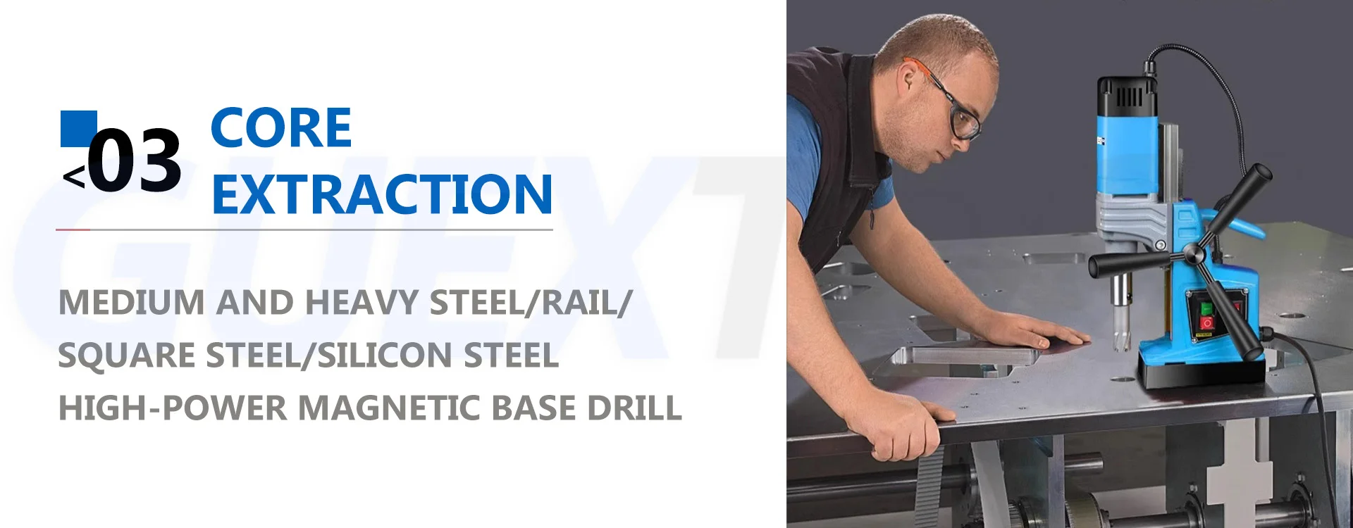 Industrial Grade Magnetic Seat Drill 220V High-power Small Portable Suction Ferr