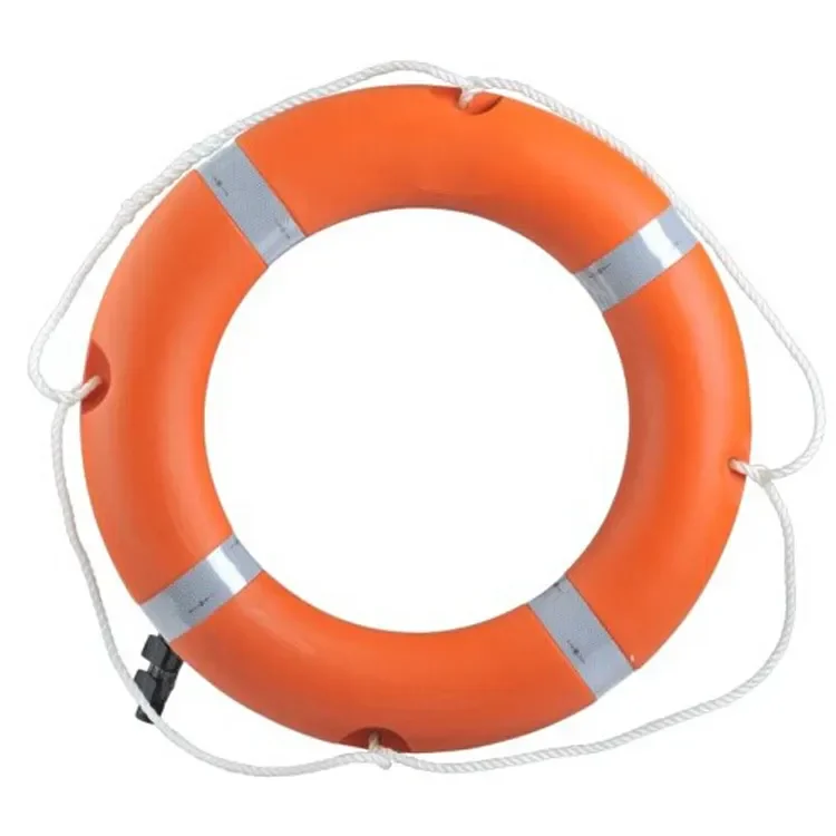 2.5kg Life Buoy Adult Kids Reflective Marine Rescue Buoy SOLAS Approved Flotation Life Ring with Line