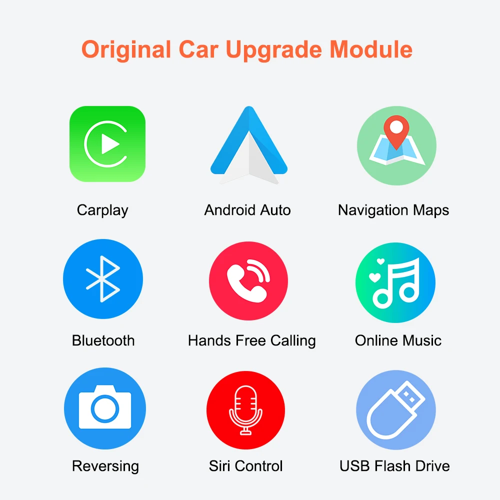 Bonroad OEM Bildschirm-Upgrade-Modul für BMW EVO System Mini Cooper F54 F55 F56 F57 F60 Carplay Android Auto Airplay Nachrüstsätze – Detail 2