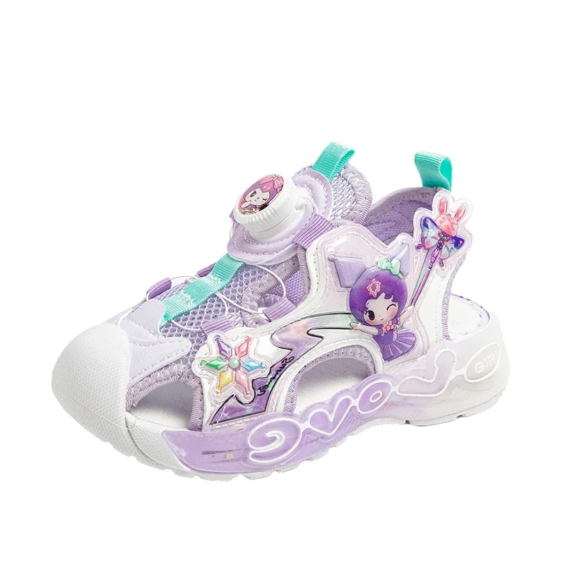 Summer Baby Sport Sandals Toddler Infant Sneakers Kids Summer LED Sandals Boy Sport Luminous Shoes Girl Sneakers Size 23-32