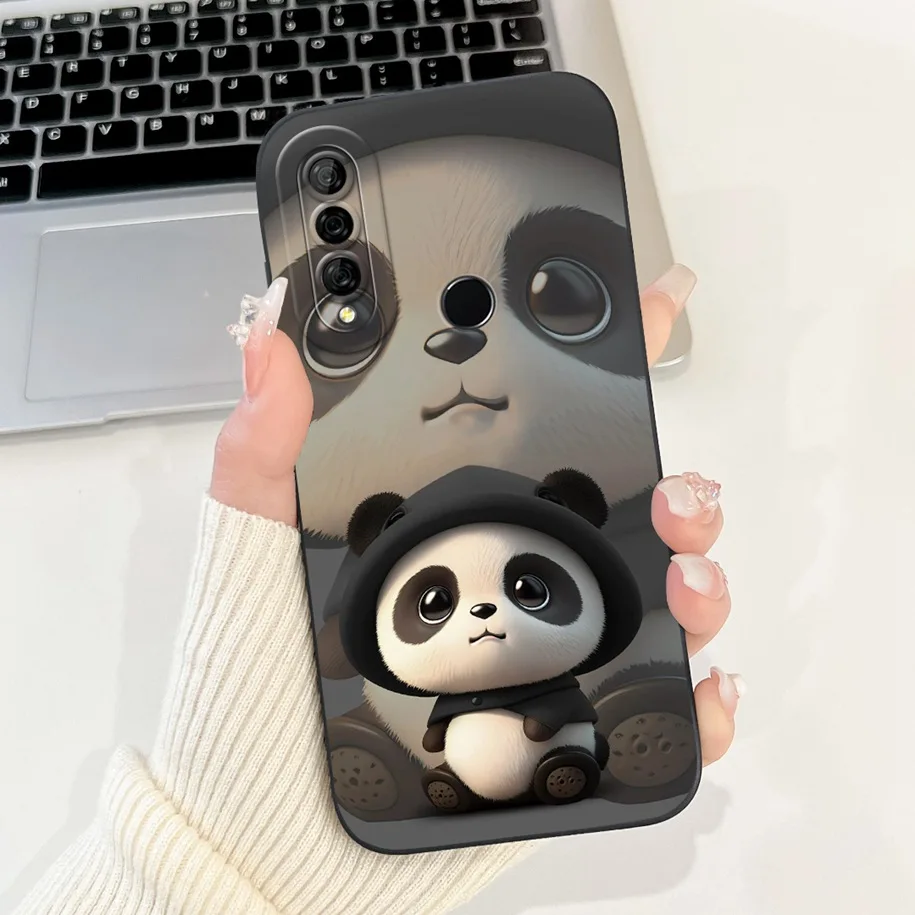 Cute Panda Rabbit Soft Silicone Phone Case for Huawei P30 Lite Nova 4e - Stylish and Protective Cover