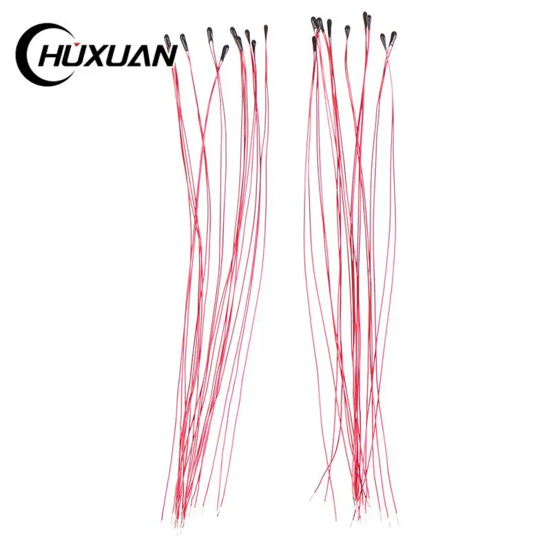 NTC Thermistor Thermal Resistor MF52B 10K 100K Probe Strap Wire B3470 B3380 B3950 B3435 B4250 Temperature Control Sensor 10PCS