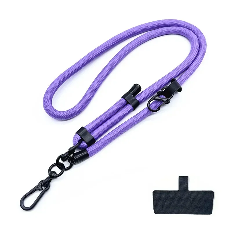 Adjustable Crossbody Phone Lanyard Strap with Neck Hang Cover, 10mm x 120cm