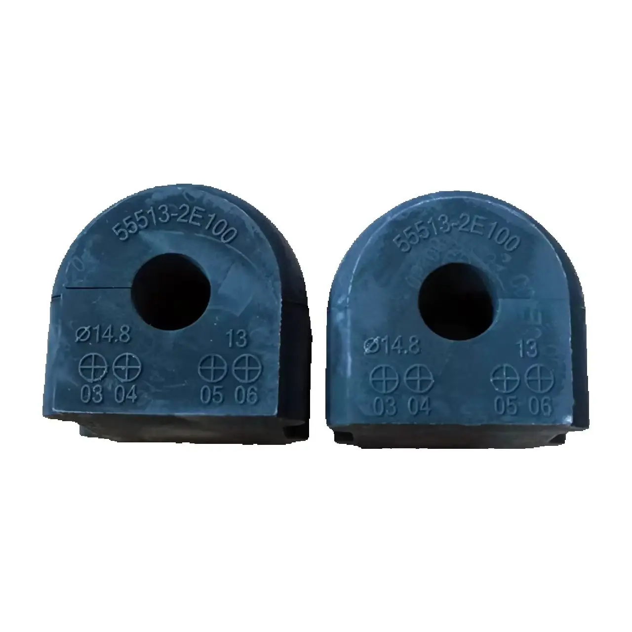 2PCS 리어 스태빌라이저 부싱 55513-2E100 Kia Sportage 1.6L 2010-2014 Hyundai Tucson 2.0L 2004-2009 자동차 액세서리