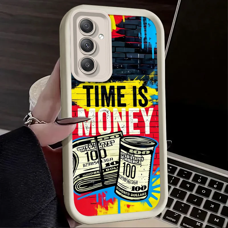 Time Is Money Dollar Design Phone Case Back Cover