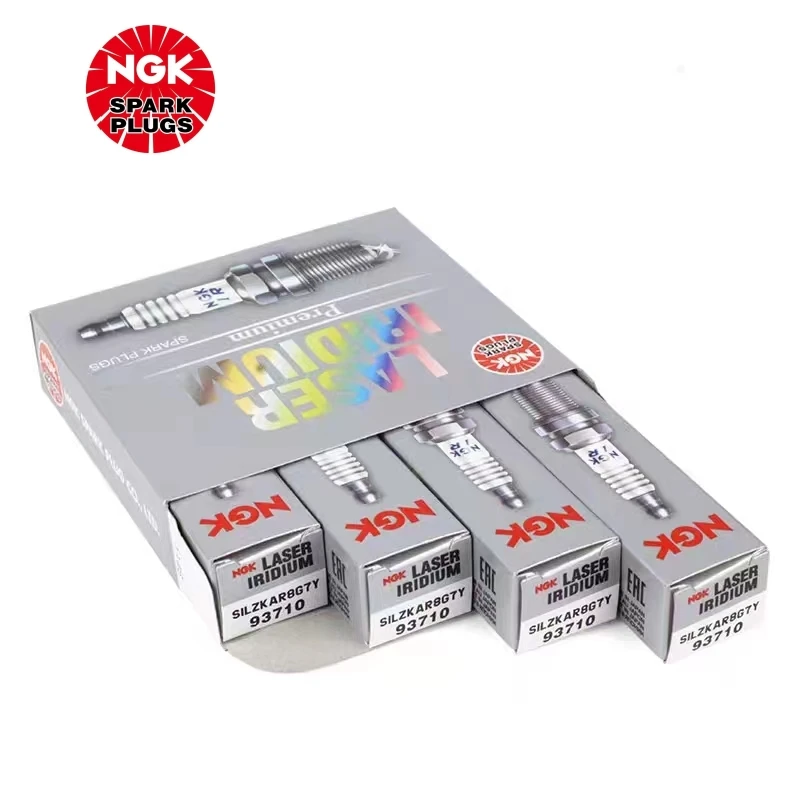 

4Pcs SILZKAR8G7Y 93710 NGK New Iridium Platinum Spark Plug For Jaguar XE XFL Discovery5 Sport Evoque 2.0T LAND ROVER 3.0T PT204