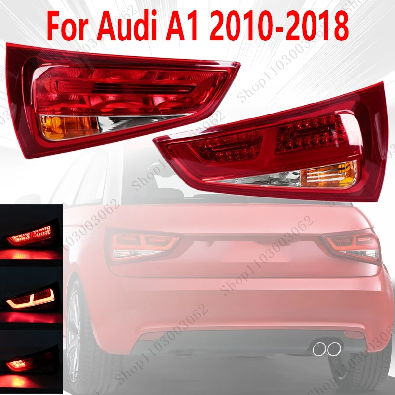 Luci posteriori per Audi A1 2010-2018 Paraurti posteriore per auto Faro Indicatore di direzione Segnale di parcheggio Lampadina Luce di retromarcia