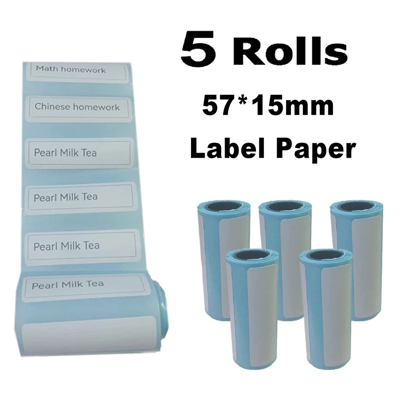 Description Picture 5 of itemPrinter Paper Thermal Paper 58mm Mini Photo Rolls 57*25MM White Color Gift DIY Sticker Label Receipt Bill Self-adhesive Paper