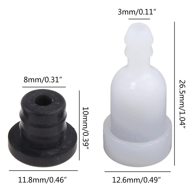 3Set Fuel Tank Breather Vent Air Check Valve Fits for Most Chinese