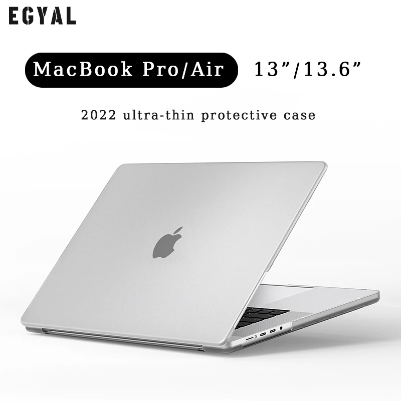 Egyal Per Macbook Air 13 Case 2022 Air M2 Macbook Pro 13 Custodia Per Laptop Air 13.6 2022 Nuova Custodia Per Laptop Per Pro 14 16 2023