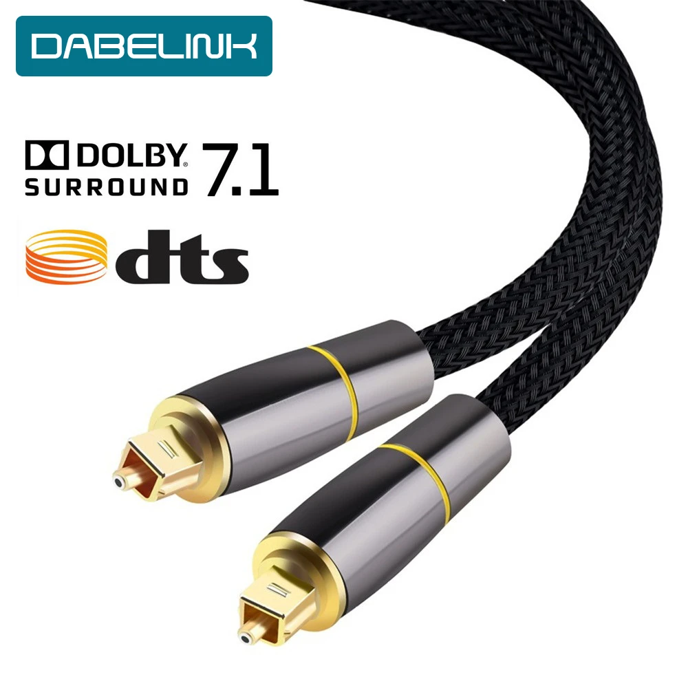 Coaxial Spdif Cable Dolby 7.1 Soundbar 5.1 Digital Optical Audio Cable
