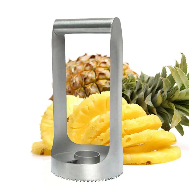 

Pineapple Slicer Tool Fruit Peeler And Corer Aid For Pineapple Pear Stainless Steel Fruits Slicer Kitchen gadget For Home