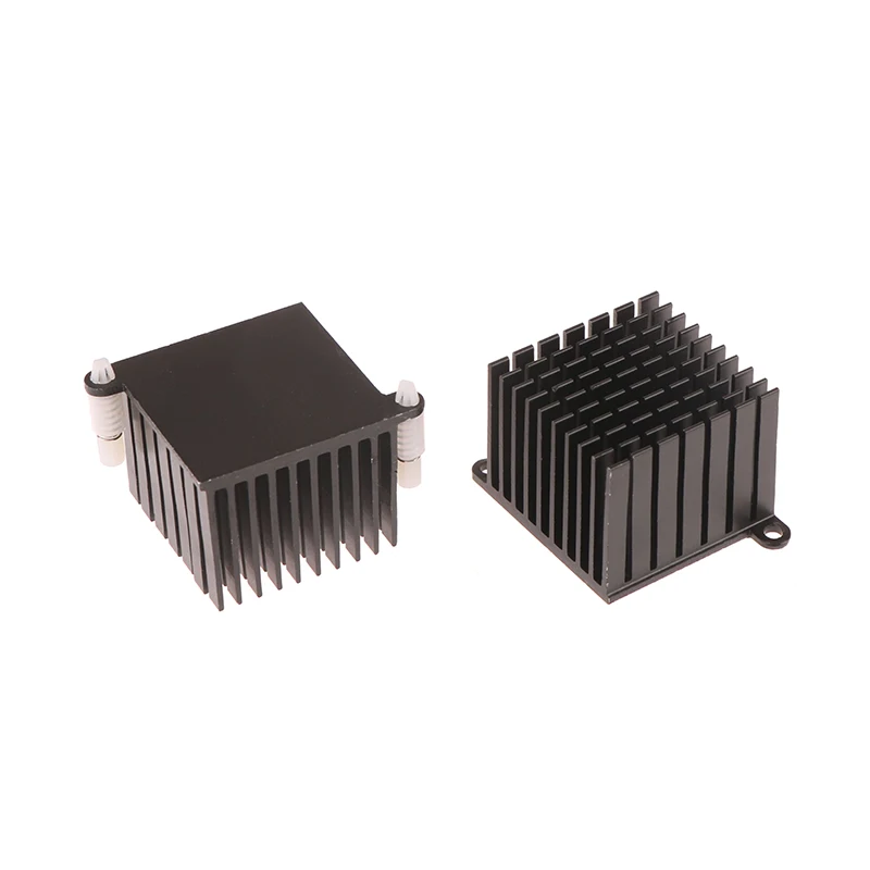 3D Printer Parts Heatsink Aluminum Cooling Heat Sink Radiator Black Heat Dissipation With Ears Motherboard Heat Sink 37*37*30MM - 4