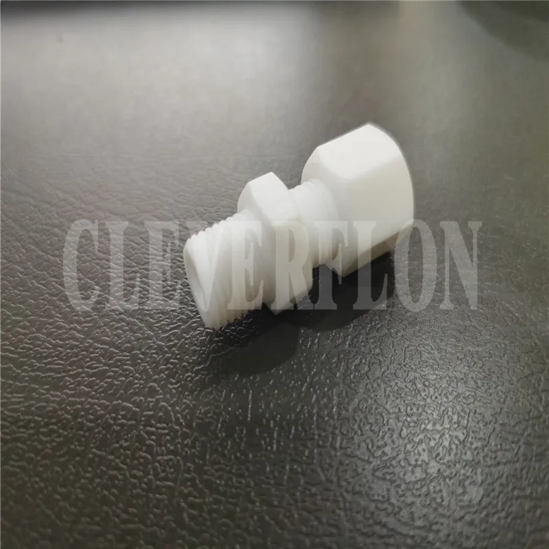 화이트 스트레이트 G 수 스레드 PTFE 커넥터