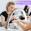 Half Moon nail lamp, nail LED lamp, suitable for nail, with line controller, 3 light modes, suitable for desktop arch lamp 5