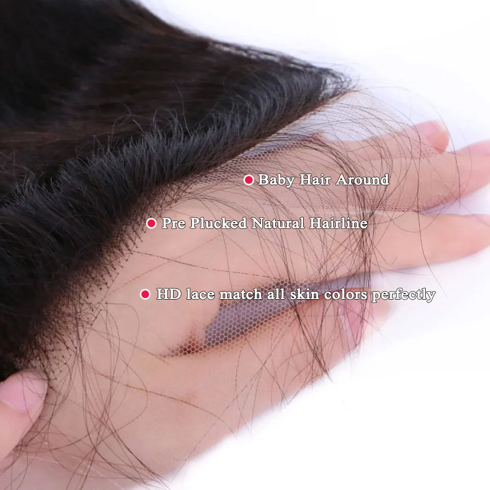 4x4 5x5 6x6 Lace Closure Body Wave Human Hair Transparent 13x4 13x6 Lace Frontal Closure Body Wave Ear To Ear Hair Extensions 6