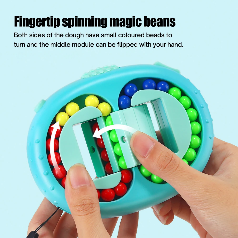 

Children Rotating Magic Beans Puzzle Cube Toys For Kids Stress Relief Bean Ball Puzzles Montessori Education Intelligence Game