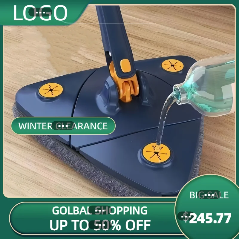 PortableShowerRotatingMopMicrofibersFloorWashingMopsForHome